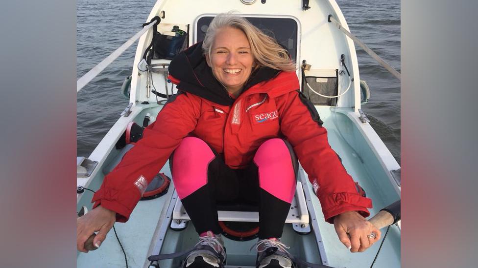 PC Dawn Wood in boat