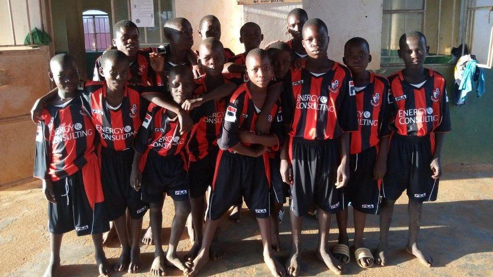 Children at an orphanage in Bugembe