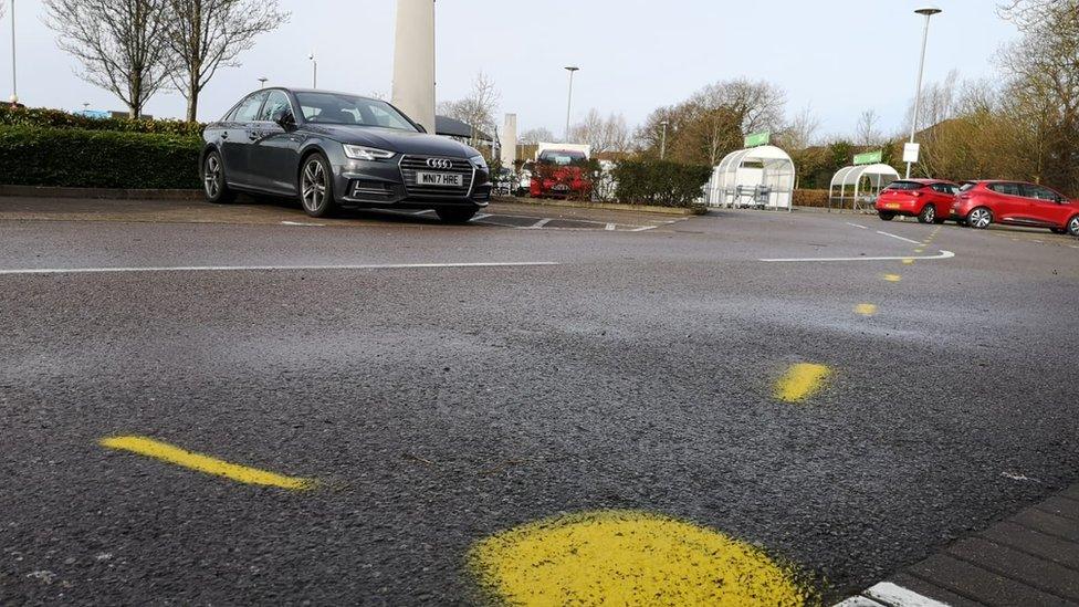 The area in Bradley Stoke where the drive-thru would have gone