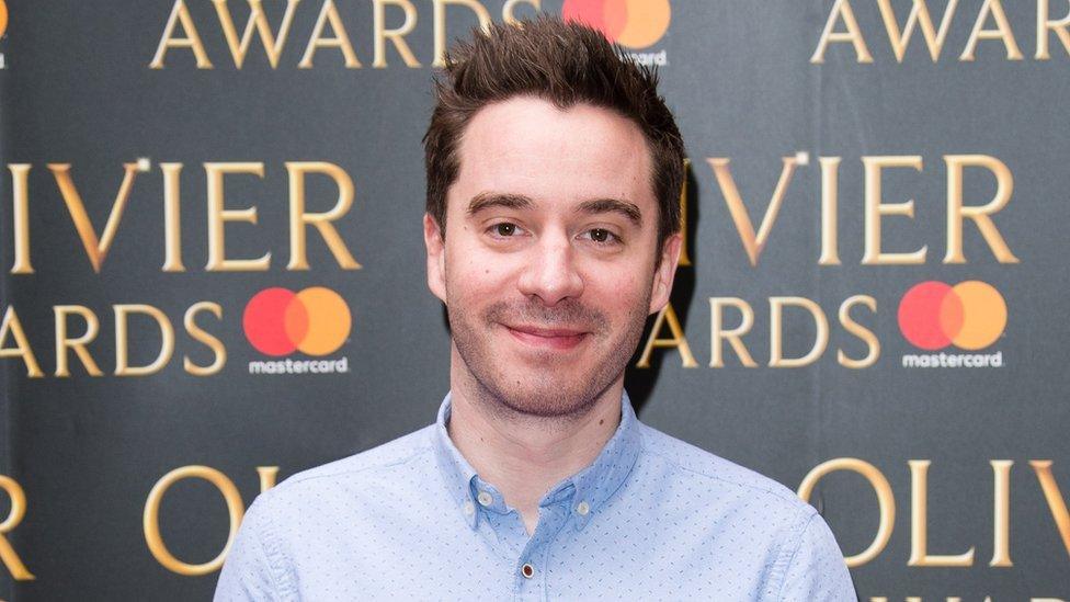 Successful playwright James Graham whose productions include Labour of Love (2017) and The Vote (2015)