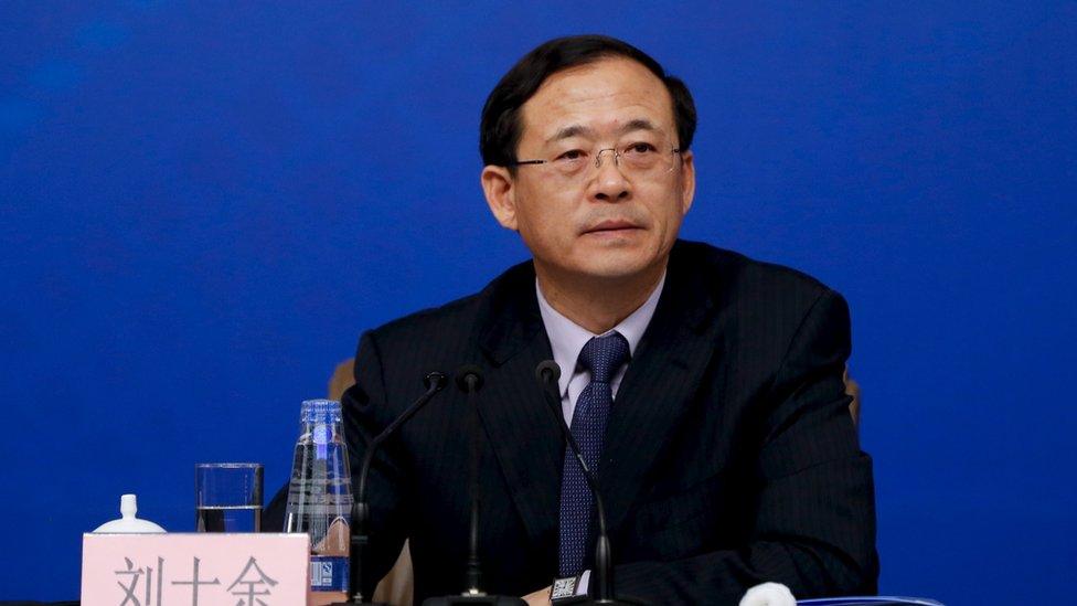 Liu Shiyu, new chairman of the China Securities Regulatory Commission (file photo)