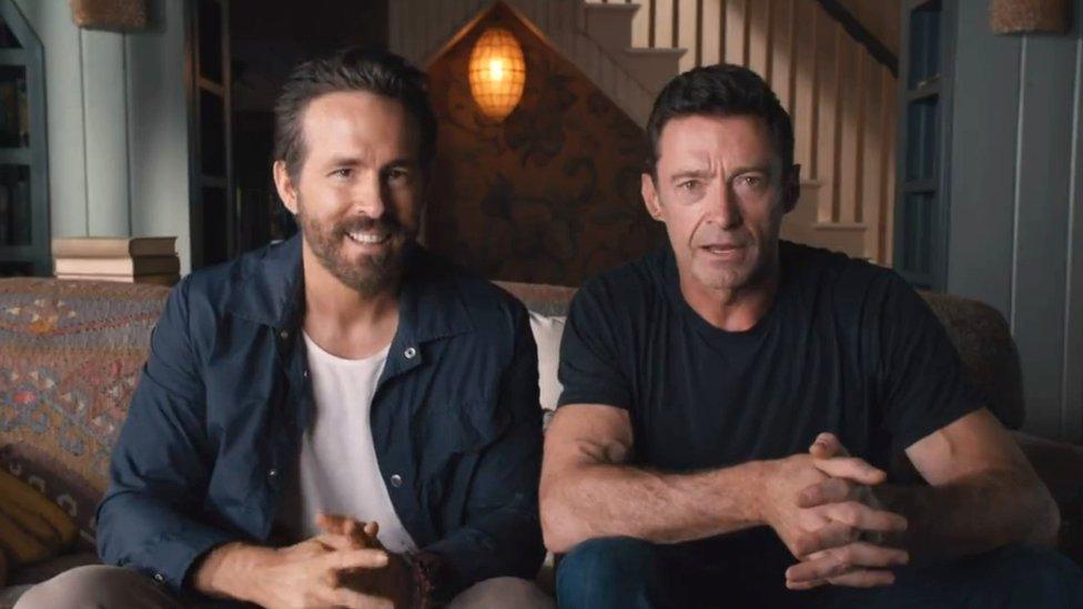 Ryan Reynolds and Hugh Jackman