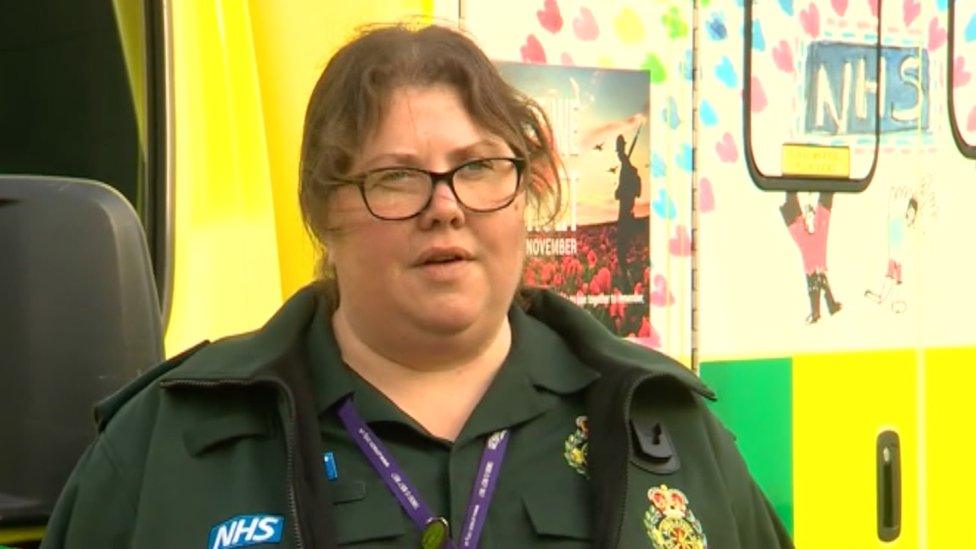 Paramedic practitioner Pip Griffin