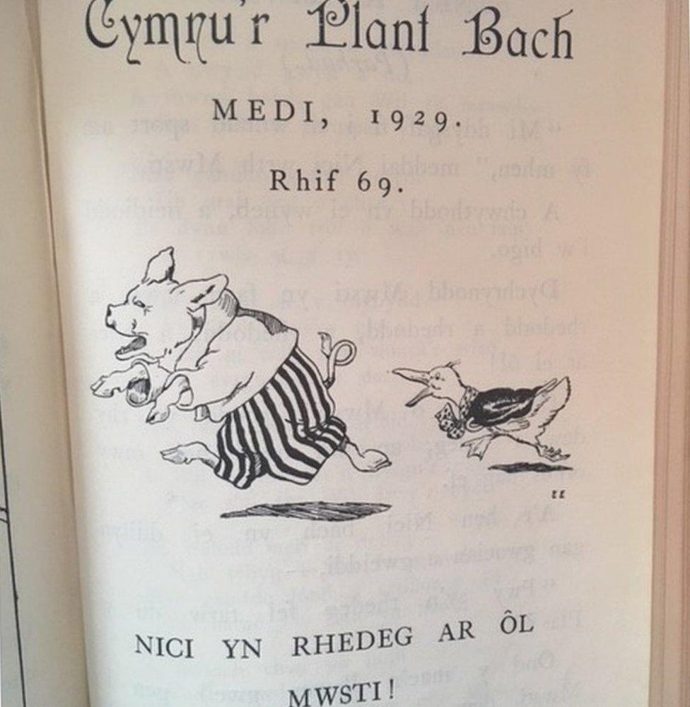 Darluniau Eirys Edwards yn Cymru'r Plant Bach