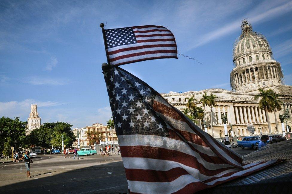 The Capitol building in Havana