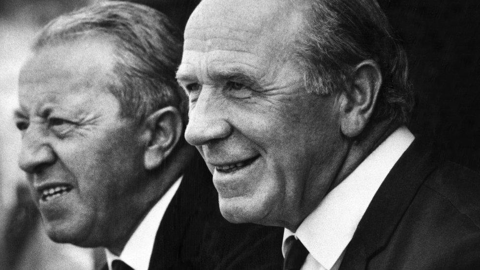 Jimmy Murphy and Sir Matt Busby