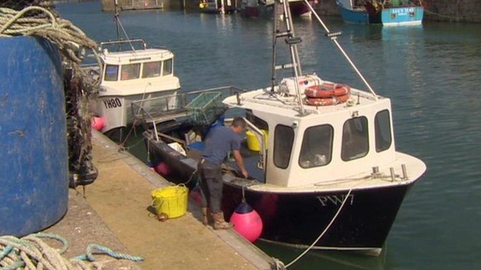 Small fishing boat