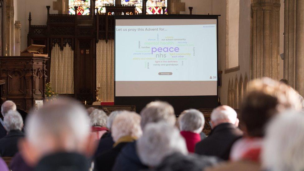 Congregation at Aylsham Parish Church