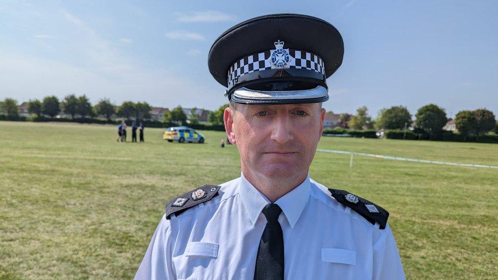 Chief superintendent in the field