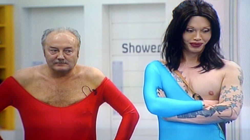 George Galloway and Pete Burns