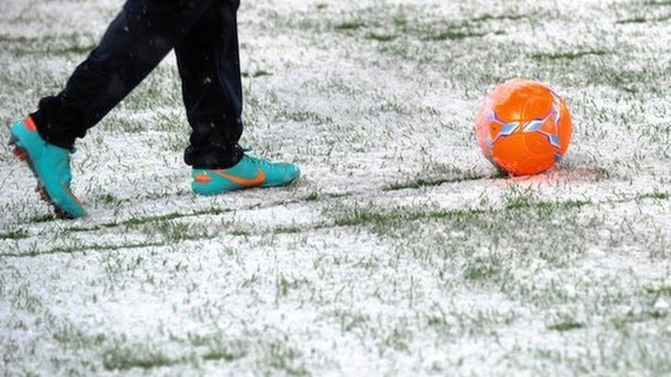 Snow hits sporting calendar