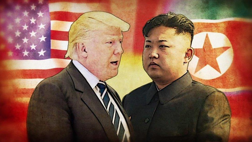 Donald Trump and Kim Jong-Un