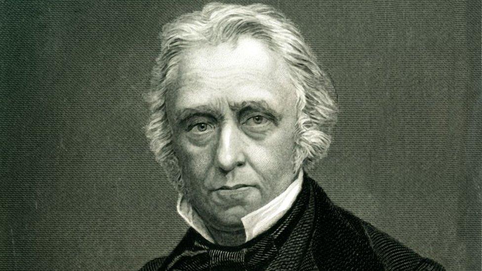 Print of a portrait of Thomas Babington Macaulay