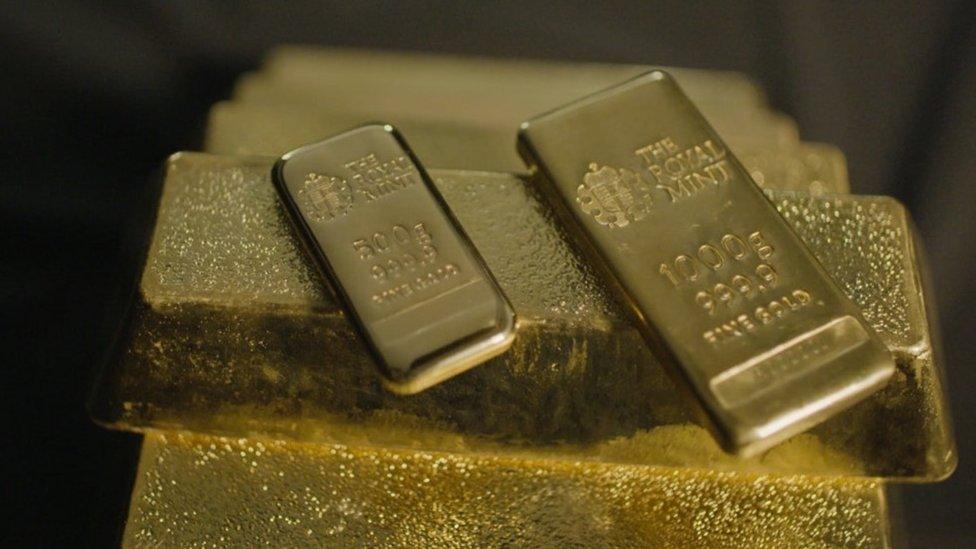 Gold bars