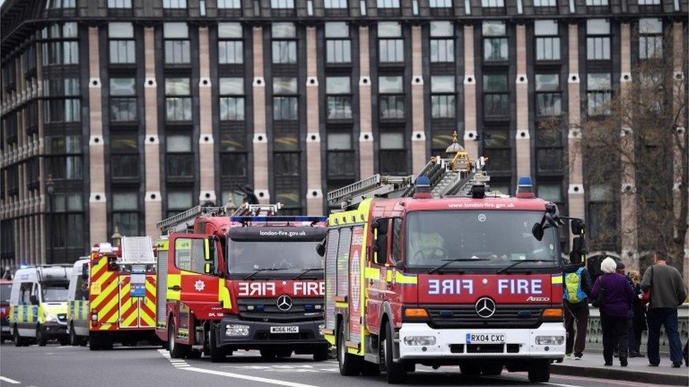 London fire engines