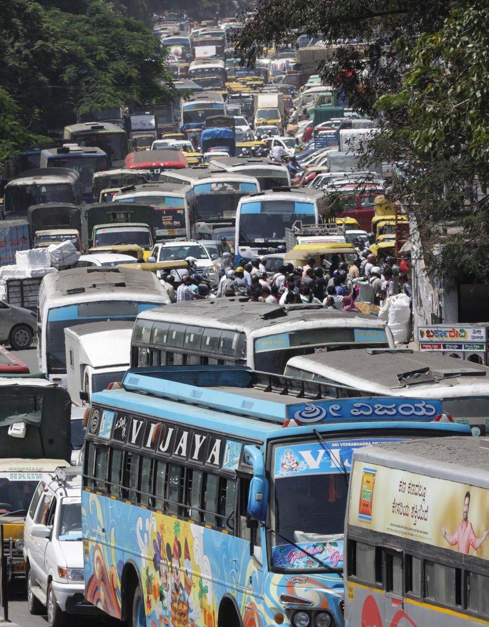 Bangalore traffic jam