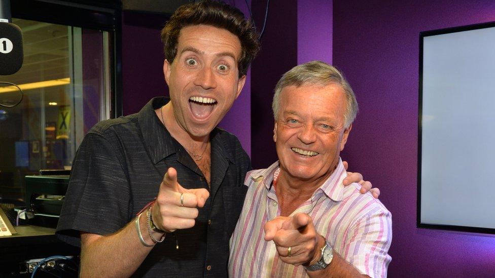 Nick Grimshaw and Tony Blackburn