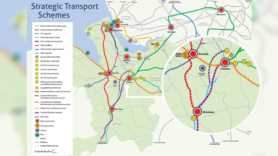 Map of the route