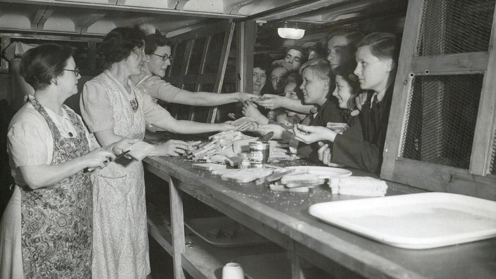 WWII canteen under Clapham South