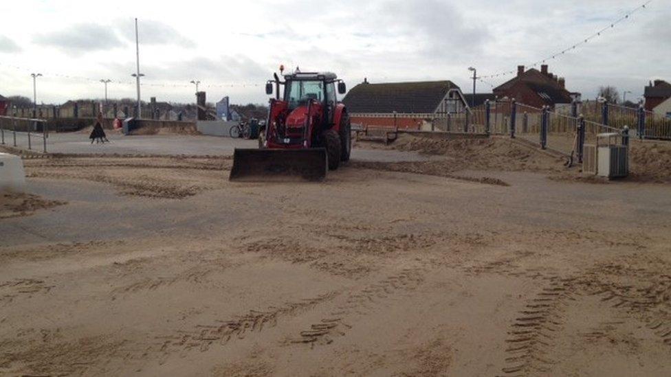 Sand in Sutton on Sea