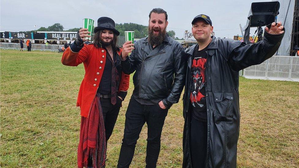 James, Luke and Jack at Download Festival 2021