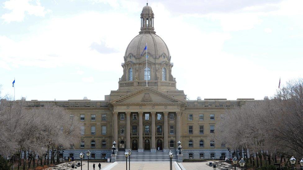 Alberta's legislature building