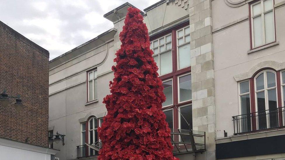 Tree of poppies