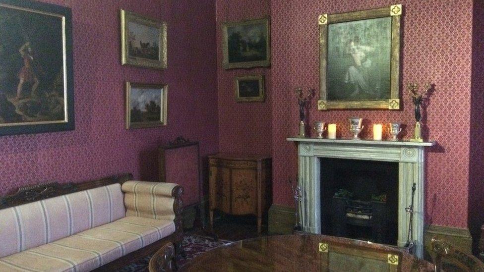 One of the rooms at the Holst Museum