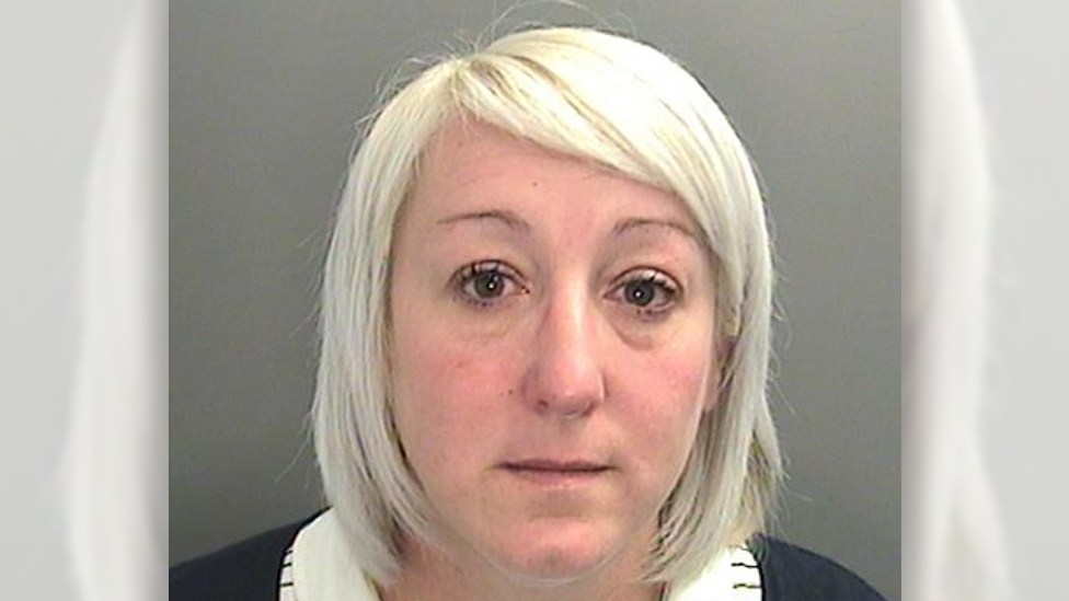 A police mugshot of Kathryn Macdonald