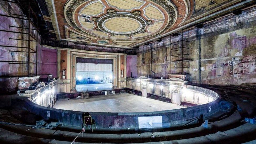 The secret theatre in Alexander Palace