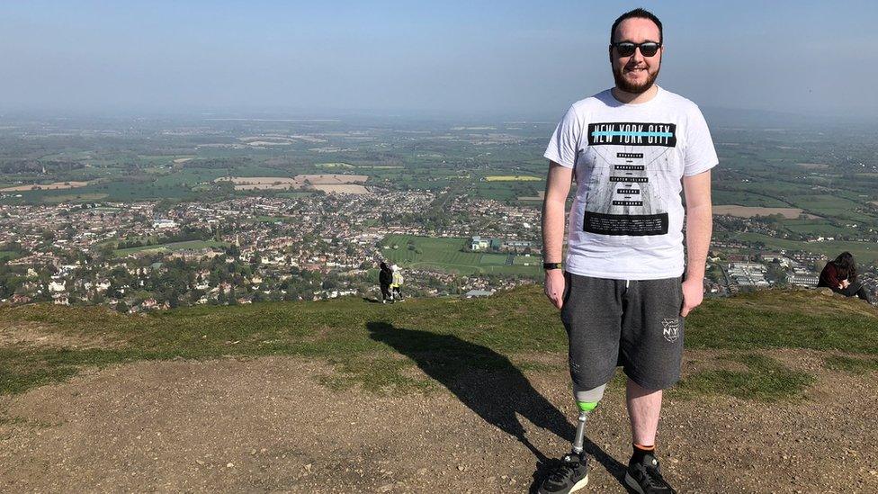 Ben Perry in the Malvern Hills