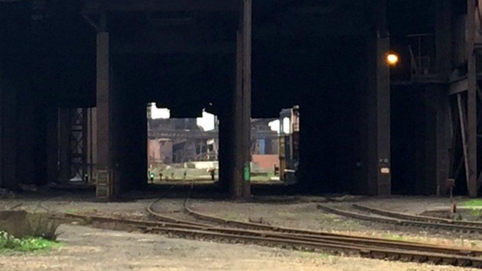 SSI steel works in Redcar