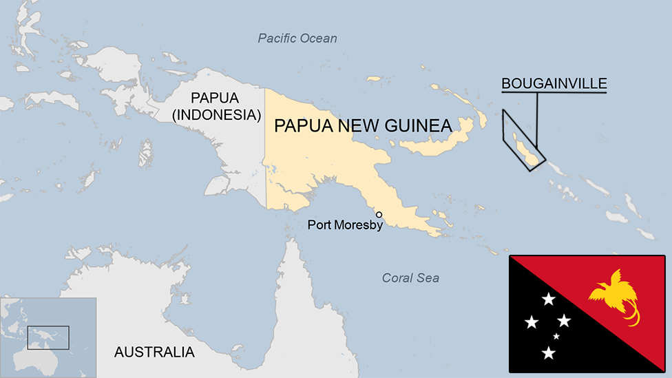 Papua New Guinea map