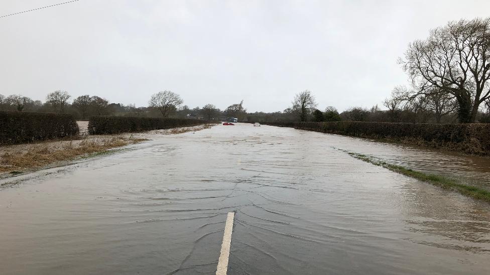 Cars abandoned in Bangor-on-Dee, Wrexham