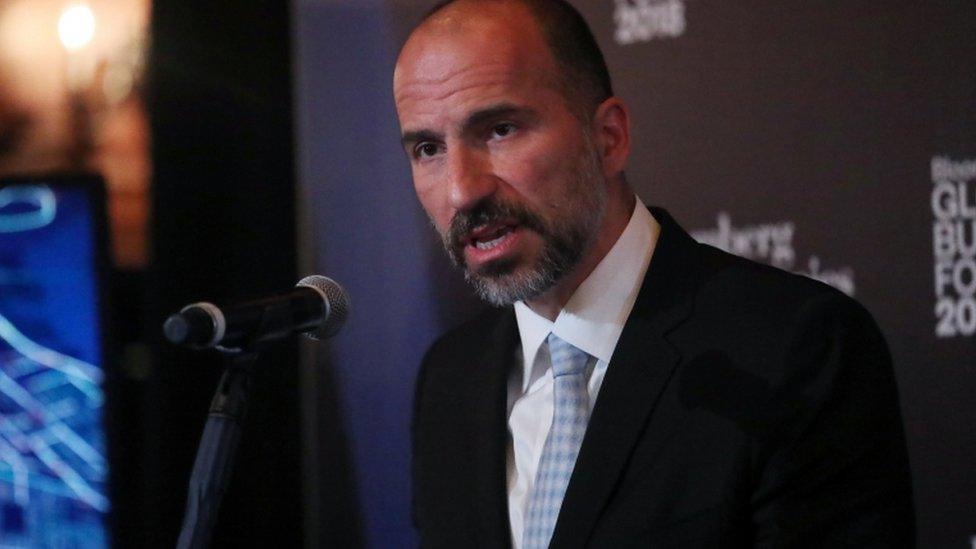 Uber boss Dara Khosrowshahi