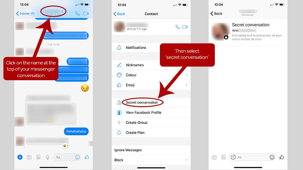 How to enable Facebook Messenger 'secret conversation'