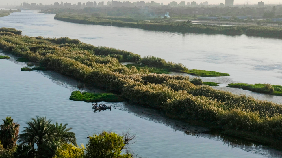 The Nile in Cairo, Egypt - 2019