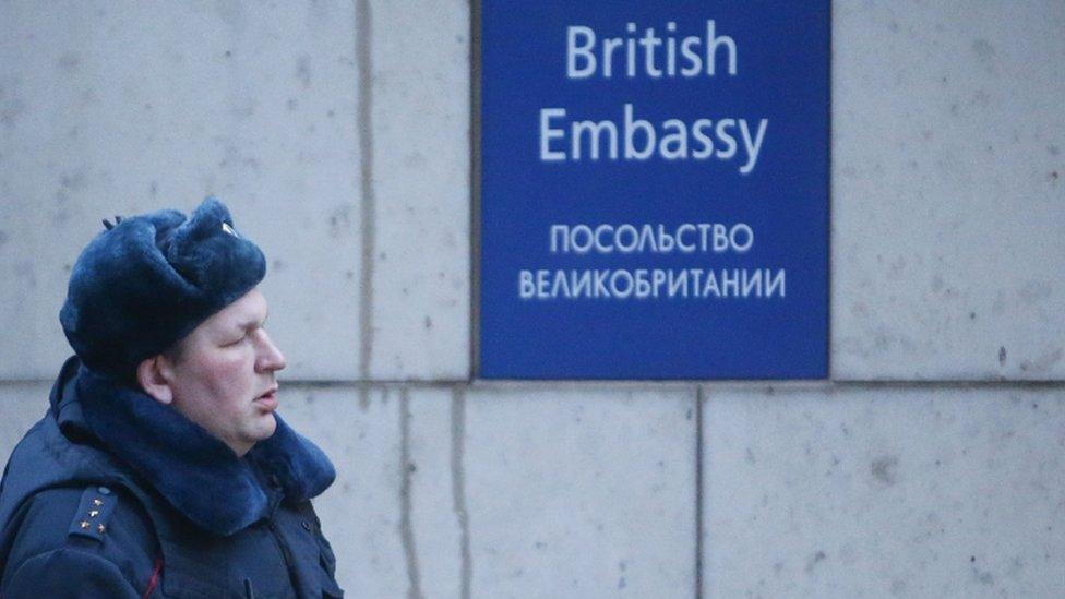 British embassy in Moscow