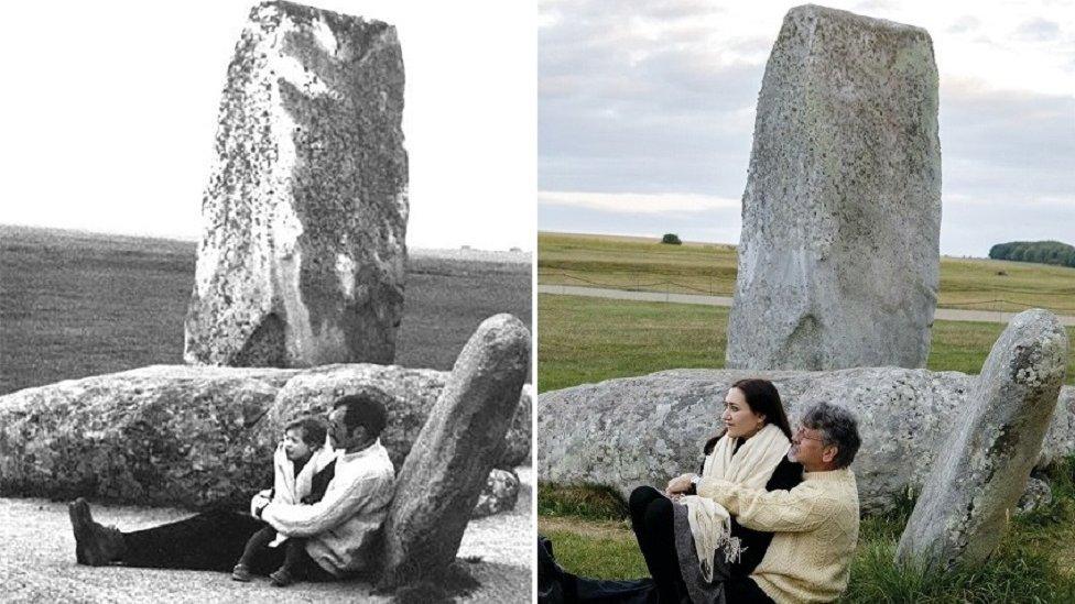 Taney Roniger at Stonehenge