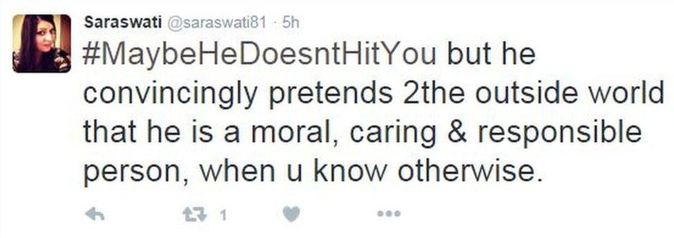 Tweet. Maybe he doesn't but he convincingly pretends to the outside world that he is a moral, caring & responsible person, when you know otherwise.