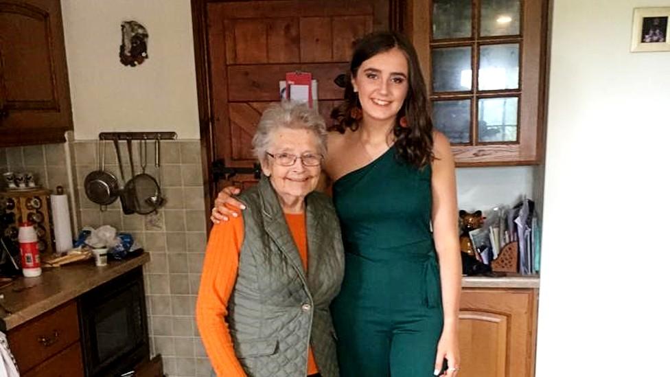 Mali Elwy (right) and her grandmother Doreen