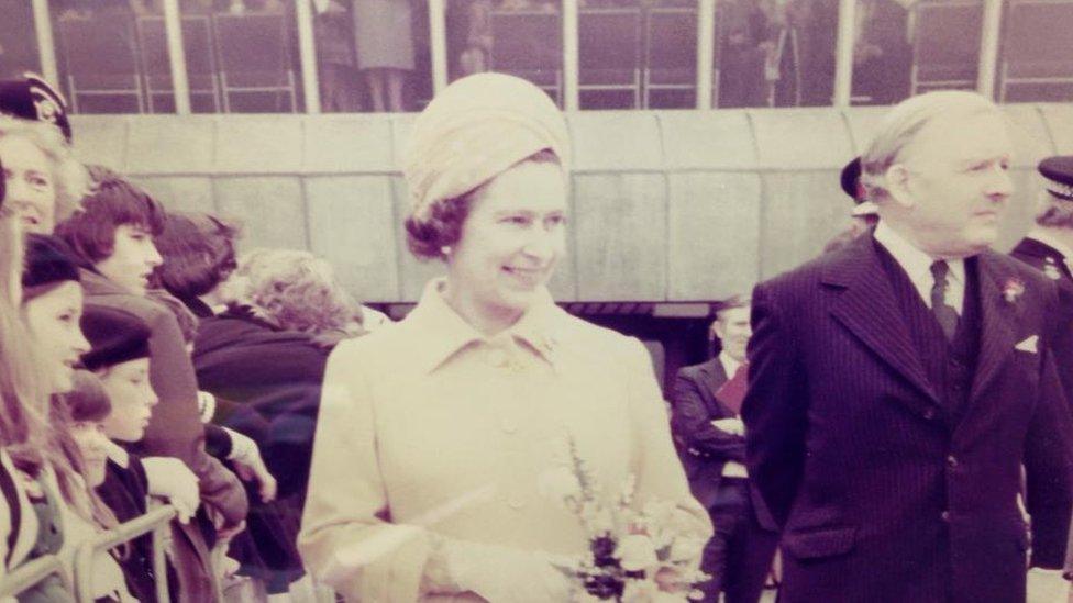 The Queen opening Theatr Clwyd