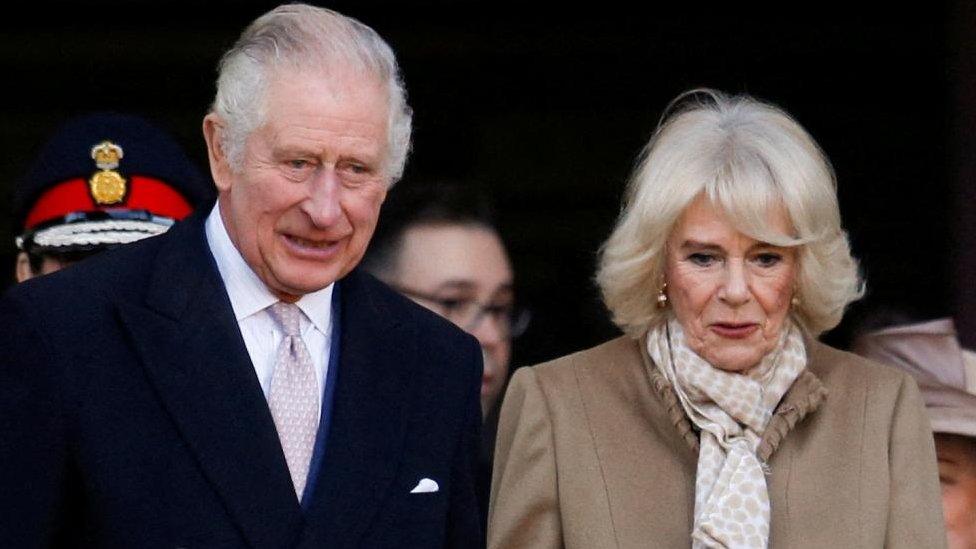 The King and Queen Consort, pictured in Bolton in January