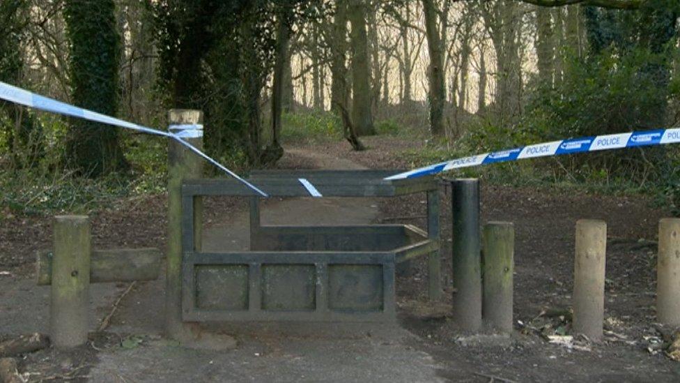 Police cordon off part of Hobs Meadow