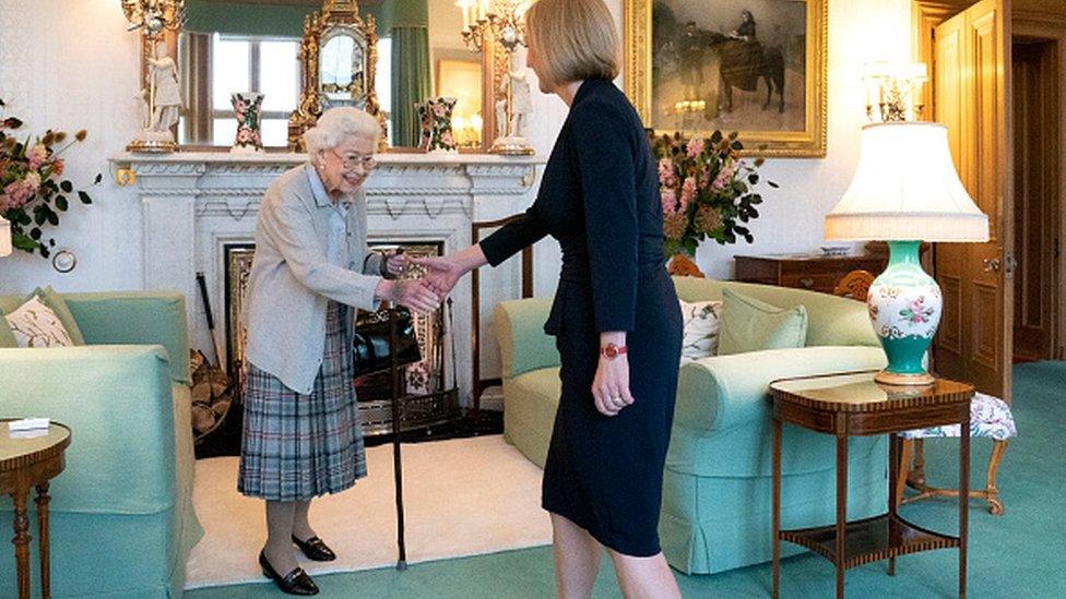 The Queen and Prime Minister Liz Truss