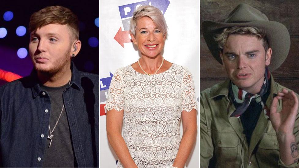 James Arthur, Katie Hopkins, Jack Maynard