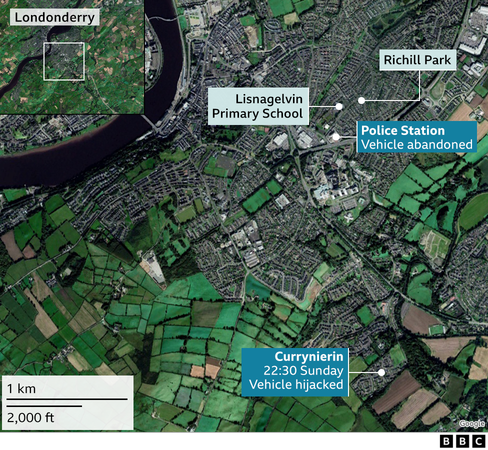 Map of incident