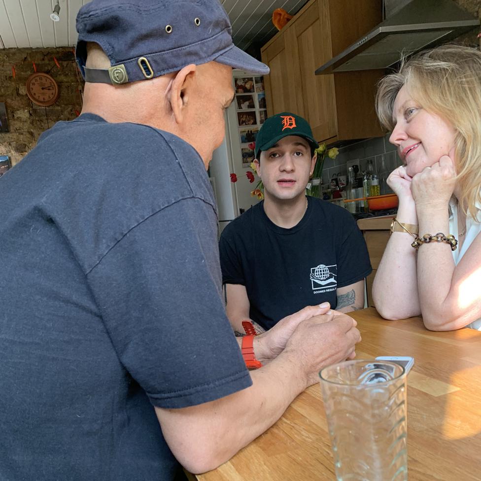 Tony, Morgan and Sue Elliott-Nicholls