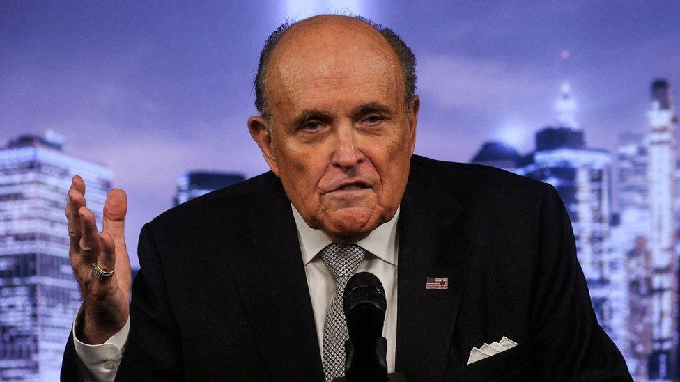 Former New York City Mayor Rudy Giuliani