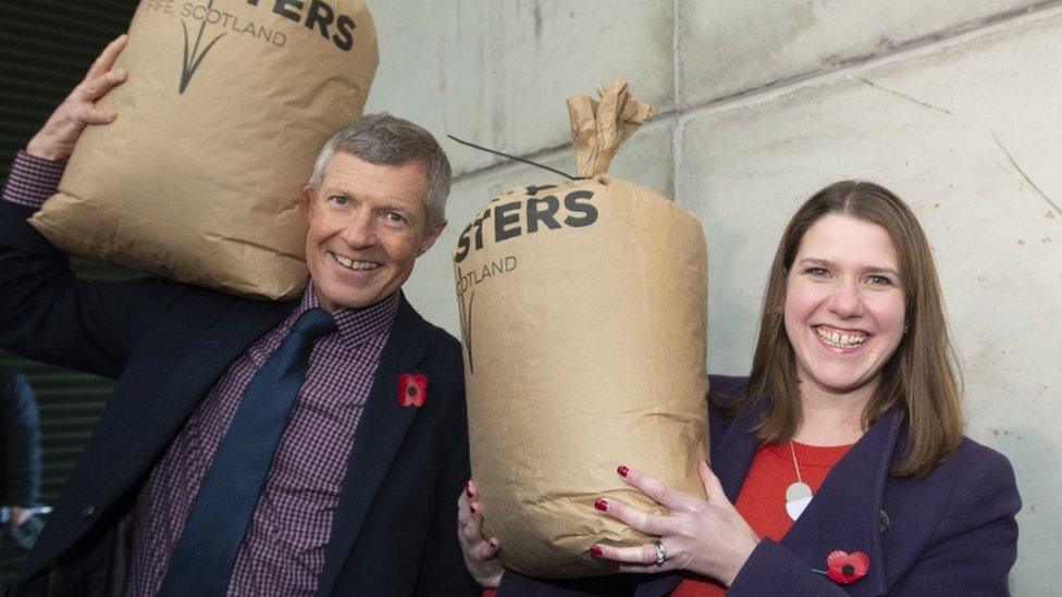 Willie Rennie and Jo Swinson